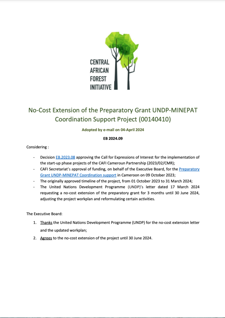 EB.2024.09 - CMR - No-Cost Extension of the UNDP-MINEPAT Preparation Grant Project.pdf